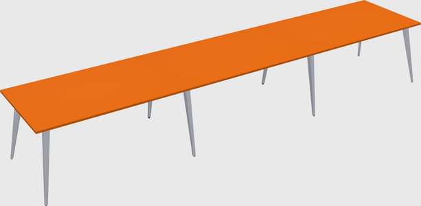 Modern rectangular office desk