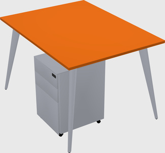 Modern rectangular office desk