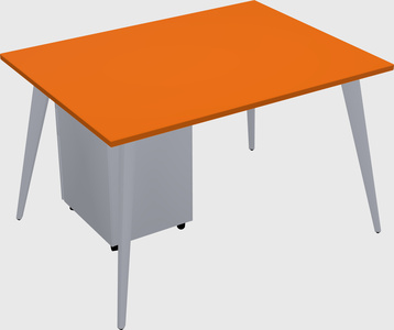 Modern rectangular office desk