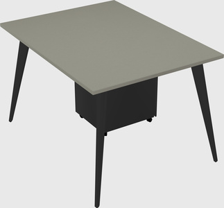 Modern rectangular office desk