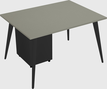 Modern rectangular office desk