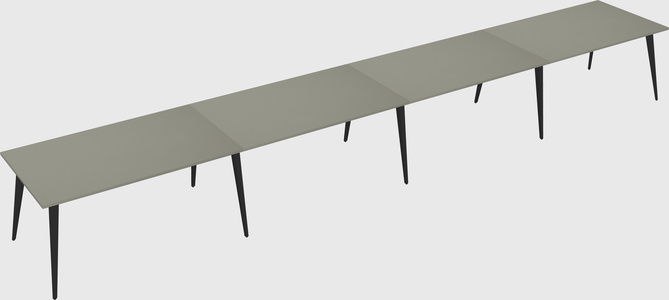 Modern rectangular office desk