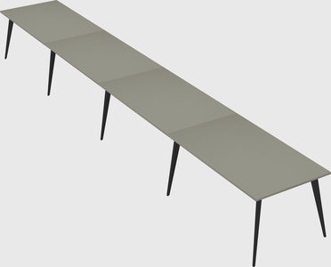 Modern rectangular office desk