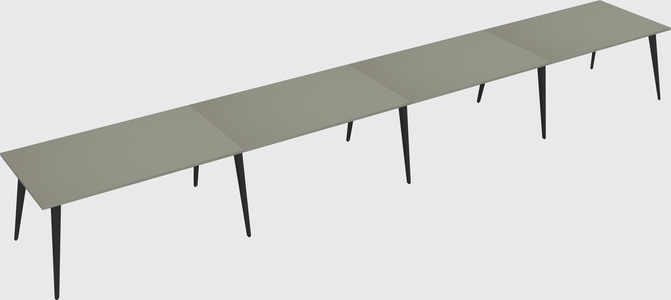 Modern rectangular office desk
