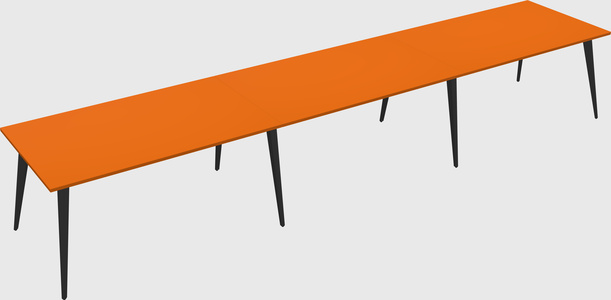 Modern rectangular office desk