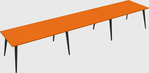 Modern rectangular office desk