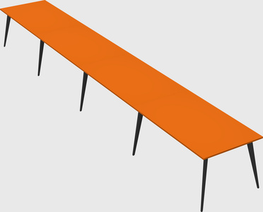 Modern rectangular office desk