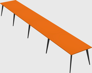 Modern rectangular office desk