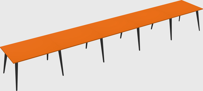 Modern rectangular office desk