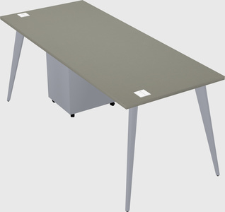 Modern rectangular office desk