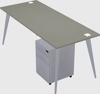 Modern rectangular office desk
