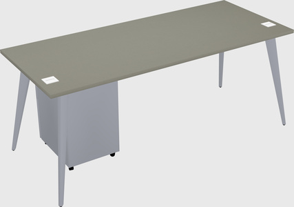 Modern rectangular office desk
