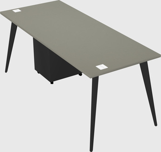 Modern rectangular office desk
