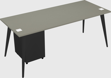 Modern rectangular office desk