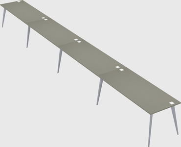 Modern rectangular office desk