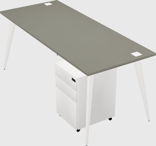 Modern rectangular office desk