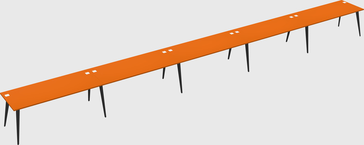 Modern rectangular office desk