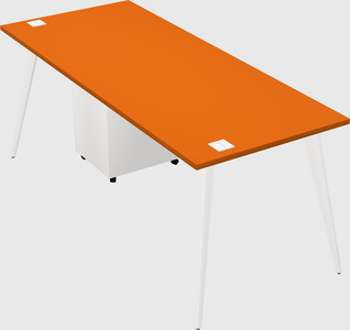 Modern rectangular office desk