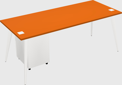 Modern rectangular office desk