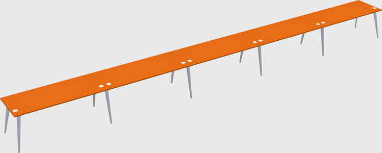 Modern rectangular office desk