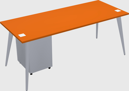 Modern rectangular office desk
