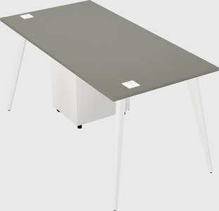Modern rectangular office desk