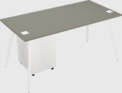 Modern rectangular office desk