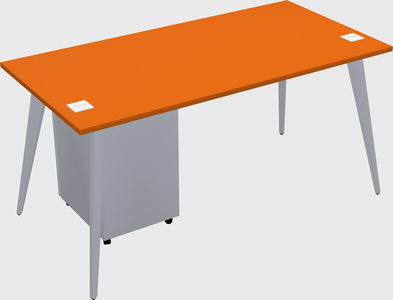 Modern rectangular office desk