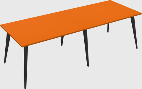 Modern rectangular office desk