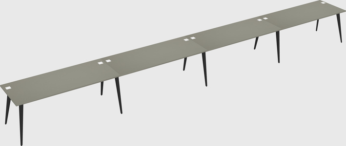 Modern rectangular office desk