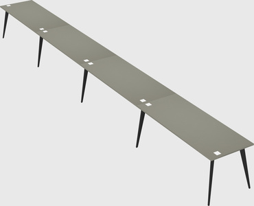 Modern rectangular office desk