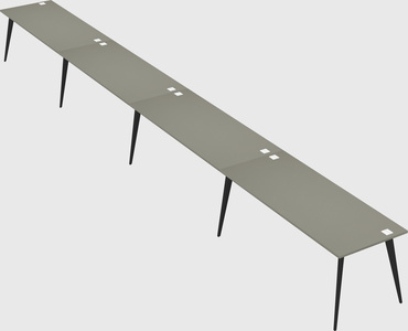 Modern rectangular office desk