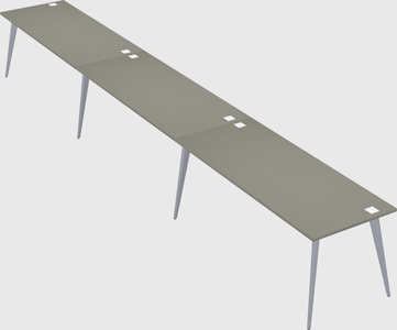 Modern rectangular office desk