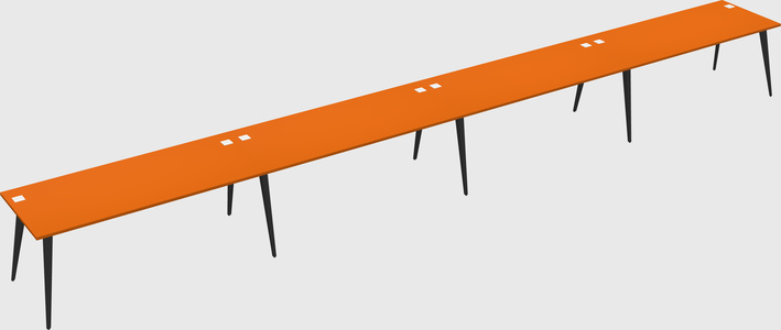 Modern rectangular office desk