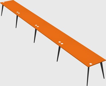 Modern rectangular office desk