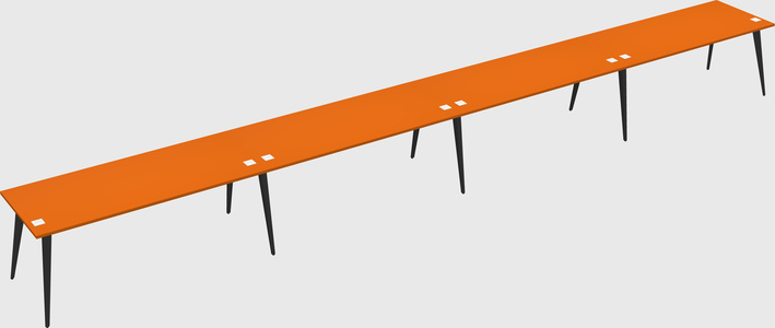 Modern rectangular office desk