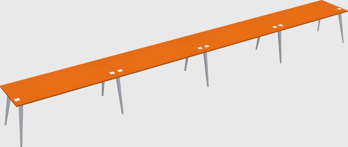 Modern rectangular office desk