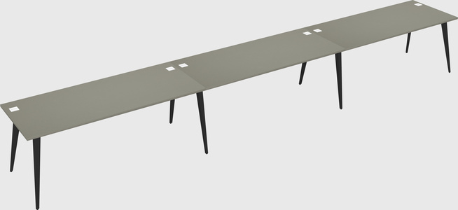Modern rectangular office desk
