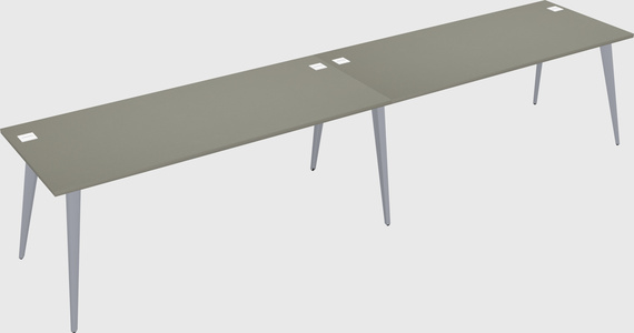 Modern rectangular office desk