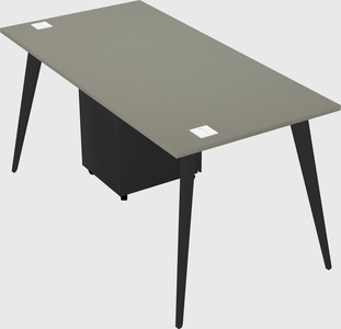 Modern rectangular office desk