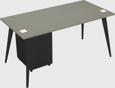 Modern rectangular office desk
