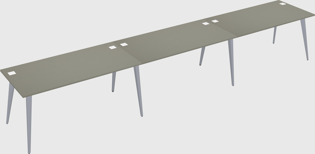 Modern rectangular office desk