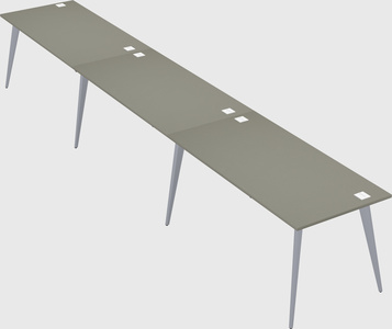 Modern rectangular office desk