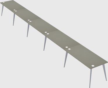 Modern rectangular office desk