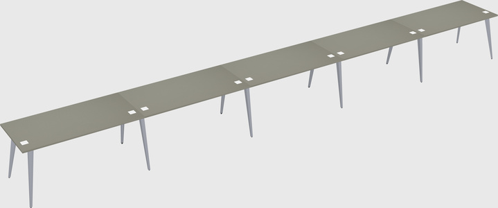 Modern rectangular office desk