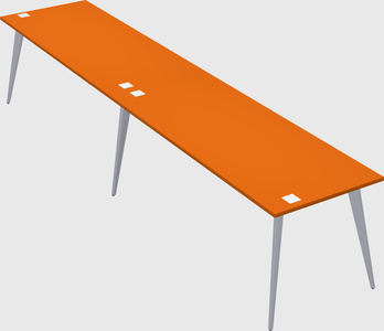 Modern rectangular office desk