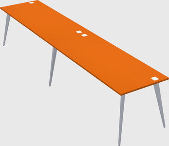 Modern rectangular office desk