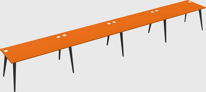 Modern rectangular office desk
