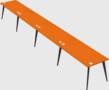 Modern rectangular office desk