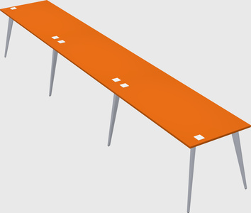 Modern rectangular office desk